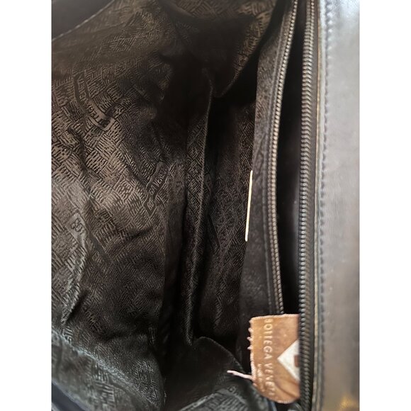 Bottega Veneta Intrecciato Navy Leather Two Way Bag - Picture 15 of 16